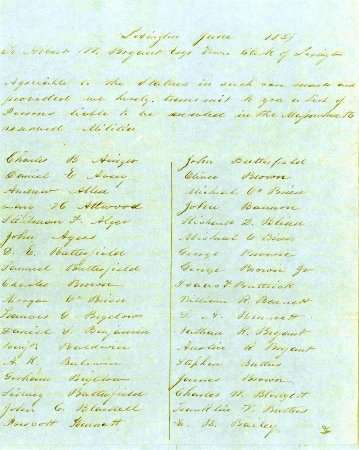 List of persons liable to be enrolled in the militia, 1857