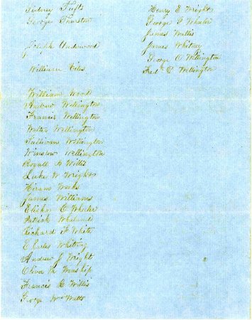 List of persons liable to do military duty, 1857