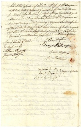 Indenture of Benjamin Adams, 1793