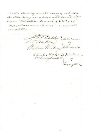 Perambulation between Lexington & Winchester, 1860