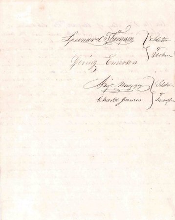 Perambulation between Lexington & Lincoln, 1845