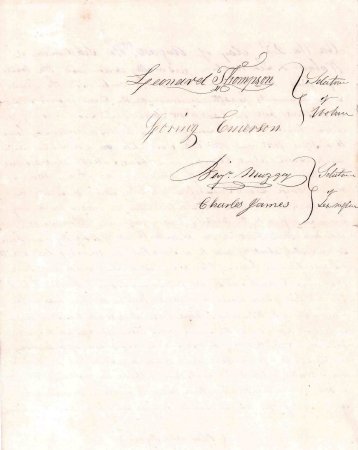 Perambulation between Lexington & Lincoln, 1845
