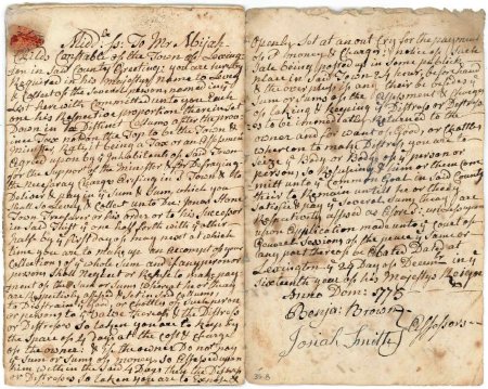 Tax rate, 12-4-1775